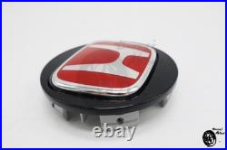 Honda Genuine Acura Civic Type-R Wheel Center Cap Red Emblem 4 piece Set New