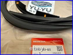 Honda Genuine Civic Coupe Hatchback 96-00 Front Door Weatherstrip Seal Pair OEM