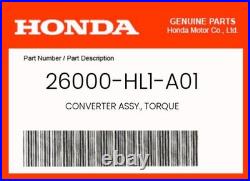 Honda Genuine Converter Assy, Torque 26000-Hl1-A01 Honda Genuine Converter Assy, Torque 26000-Hl1-A01