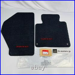 Honda Genuine OEM S2000 Black with Red Stiching Carpeted Set Floor Mat