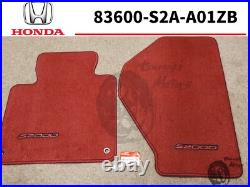 Honda Genuine S2000 Floor Mat Set 00-09 Red USDM AP1 AP2 83600-S2A-A01ZB OEM New