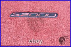 Honda Genuine S2000 Floor Mat Set 00-09 Red USDM AP1 AP2 83600-S2A-A01ZB OEM New
