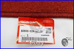 Honda Genuine S2000 Floor Mat Set 00-09 Red USDM AP1 AP2 83600-S2A-A01ZB OEM New