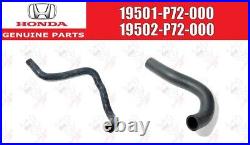 Honda Genuine UPPER & LOWER RADIATOR HOSE SET 19501-P72-000 19502-P72-000 OEM