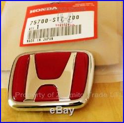 Honda Integra DC2 Type R FRONT AND REAR EMBLEMS JDM Genuine ITR OEM Badges