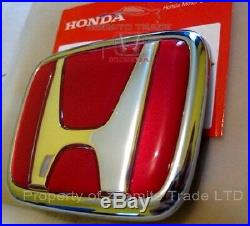 Honda Integra DC2 Type R FRONT AND REAR EMBLEMS JDM Genuine ITR OEM Badges