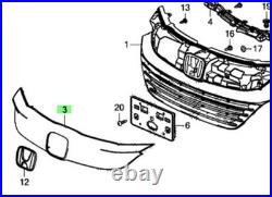 Honda New Genuine 2019-2022 HR-V Upper Front Grille Molding 71122-T7A-J11 OEM