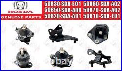 Honda OEM RUBBER, ENGINE MOUNTING Set of 6 For Accord Genuine New