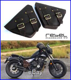 Honda Rebel CMX 500 300 2017 Saddle Bag Side Frame Cover Fairing Genuine Leather