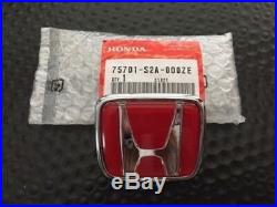 Honda S2000 FRONT AND REAR EMBLEMS JDM H Red Genuine Badges S2K AP1 AP2 2001-09