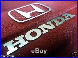 JDM HONDA OEM Genuine H-logo Type R RED Valve Cover B18 INTEGRA DC2 for B-series