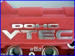 JDM HONDA OEM Genuine H-logo Type R RED Valve Cover B18 INTEGRA DC2 for B-series