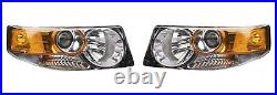 Left & Right Genuine Headlights Headlamps Pair Set For Honda Element SC 07-08
