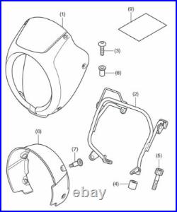 NEW 2020-2026 Genuine Honda CMX 300 500 Rebel Headlight Cowl 08R70-K87-A30