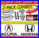 NEW-GENUINE-HONDA-ACURA-V6-VALVE-COVER-GASKET-KIT-SET-2-12030-RYE-A01-x-2-01-bz