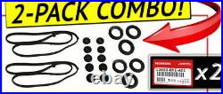 NEW GENUINE HONDA ACURA V6 VALVE COVER GASKET KIT SET (2) 12030-RYE-A01 x 2 NEW GENUINE HONDA ACURA V6 VALVE COVER GASKET KIT SET (2) 12030-RYE-A01 x 2