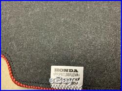 NEW GENUINE HONDA RED HFP CARPET MATS 2013 to 2017 ACCORD 2DR 08P15-T3L-110A