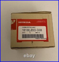 NEW Genuine HONDA Carburetor Assembly (Carb) EU2000i Generator 16100-Z0D-D03 OEM