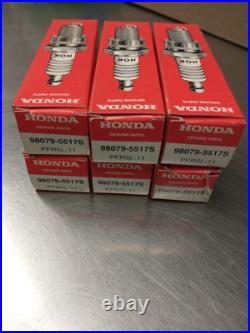 NEW! Genuine Honda NGK Spark Plugs (6 Pack) 98079-5517S 98079 5517S PFR5L-11