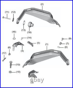 NEW Genuine Honda Transalp XL750 Hand Guards Black 08P77-MLC-D00