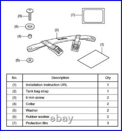 NEW Genuine OEM Honda CB500X NX500 Tank Bag and Attachment Kit 08L77-MJP-G51