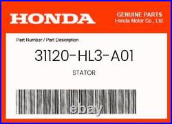 NEW Genuine OEM Honda STATOR 31120-HL3-A01 HOE2GBQ-X001-Y001