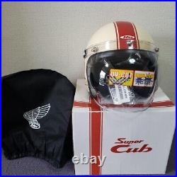 NEW! Honda SUPER CUB 60th anniversary Limited Helmet Honda RED Genuine Item