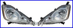 NEW Right & Left Genuine Headlights Headlamps Pair Set For Honda Fit Sport 09-11