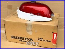 NOS Genuine Honda (Oval Badge) Z50A Red / White Fuel Tank (17500-045-671CR)