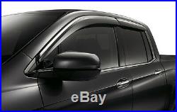 New Genuine Honda 2017 Ridgeline Window Door Visor Vent Visor Set 08r04-t6z-100