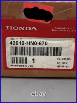 New Genuine Honda 42610-hn0-670 Hub, R. Rr. Fourtrax Foreman Trx400 Trx450