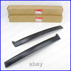 New Genuine Honda 92-95 CIVIC 2 3 Dr Door Garnish Trim Pillar Sash Set Lh & Rh