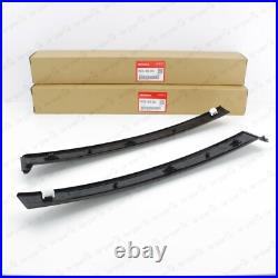 New Genuine Honda 92-95 CIVIC 2 3 Dr Door Garnish Trim Pillar Sash Set Lh & Rh