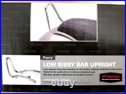 New Genuine Honda Accessory Backrest Pad & Sissy Bar 2010-2019 Vt1300cx Fury