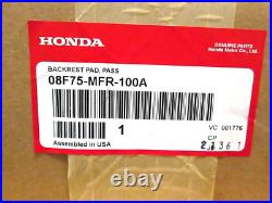 New Genuine Honda Accessory Backrest Pad & Sissy Bar 2010-2019 Vt1300cx Fury