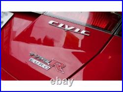 New Genuine Honda CIVIC 3D FN2 Type R Euro Rear Emblems Badge Set of 3 JDM