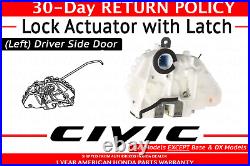New Genuine Honda CIVIC Left Driver Front Door Lock Latch Actuator 72150snaa14