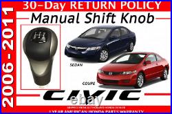 New Genuine Honda CIVIC Shift Knob 2006-2011 54102-sna-a02