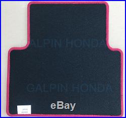 New Genuine Honda CIVIC Type R Red / Black Carpet Floormats 83600-tgh-a01zb