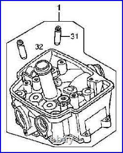 New Genuine Honda Cylinder Head 2005-17 Crf450x 12200-mey-771 No Cheap Copies