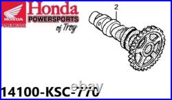 New Genuine Honda Oem Camshaft (2004-09) (2012-17) Crf250x 14100-ksc-770