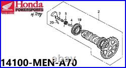 New Genuine Honda Oem Camshaft (2013-2016) Crf450r 14100-men-a70