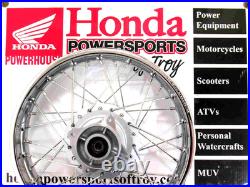 New Genuine Honda Oem Complete Rear Wheel 2001-03 Xr80r / 2004-13 Crf80f