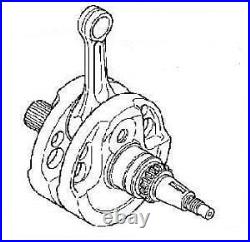 New Genuine Honda Oem Crankshaft 2009-2012 Crf450r 13000-men-a50 New Genuine Honda Oem Crankshaft 2009-2012 Crf450r 13000-men-a50
