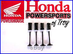 New Genuine Honda Oem In. & Ex. Valves And Springs 2004-05 Trx450r