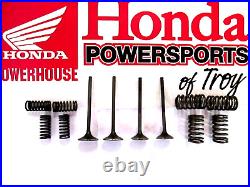 New Genuine Honda Oem In. & Ex. Valves And Springs 99-2014 Trx400ex/x