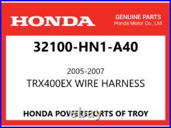 New Genuine Honda Oem Main Wire Harness 2005-2007 Trx400ex 32100-hn1-a40 New Genuine Honda Oem Main Wire Harness 2005-2007 Trx400ex 32100-hn1-a40
