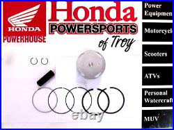 New Genuine Honda Oem Piston Kit 1999-07 Trx400ex / 1996-04 Xr400r