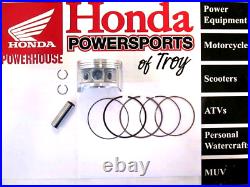 New Genuine Honda Oem Piston Kit 2005-11 Trx500fe / Fm / Fpe 13101-hp0-a00