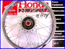 New Genuine Honda Oem Rear Wheel 2014-22 Crf125fb 16 Big Wheel 42650-k28-306